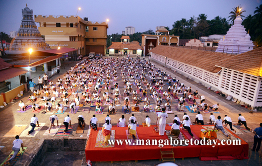 Surya Namaskar at kadri temple